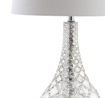 Darren 25.5" Glass LED Table Lamp - JONATHAN Y